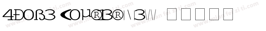 adobe courier new字体转换